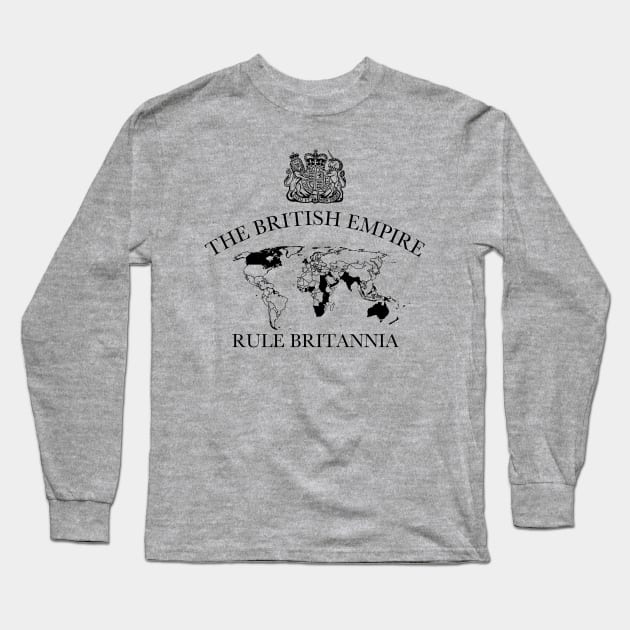 RULE BRITANNIA Long Sleeve T-Shirt by bumblethebee